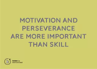 Motivation und Ausdauer sind wichtiger als Fähigkeiten